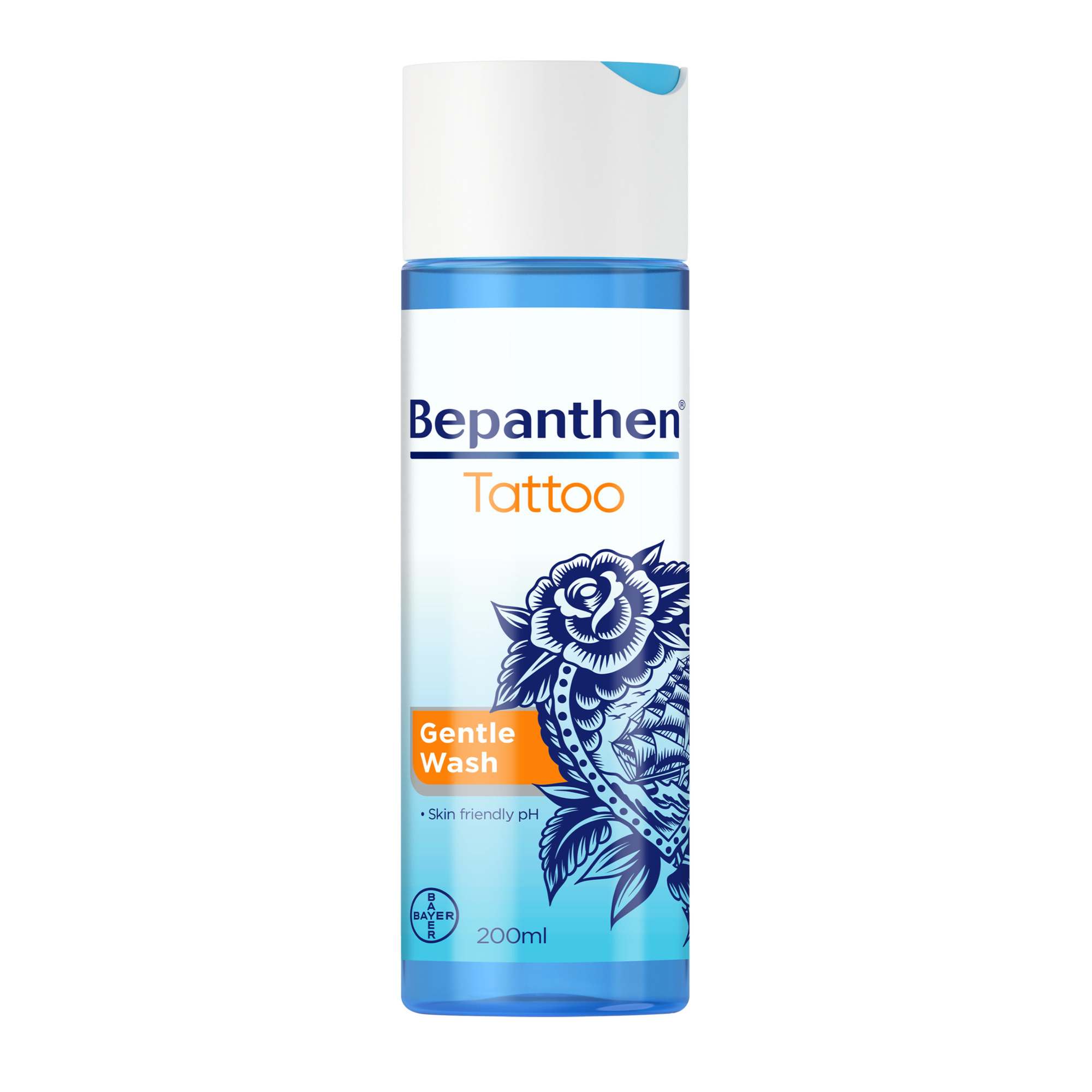 Bepanthen Tattoo Żel do mycia delikatny wytatuowana skóra 200 ml zdjęcie