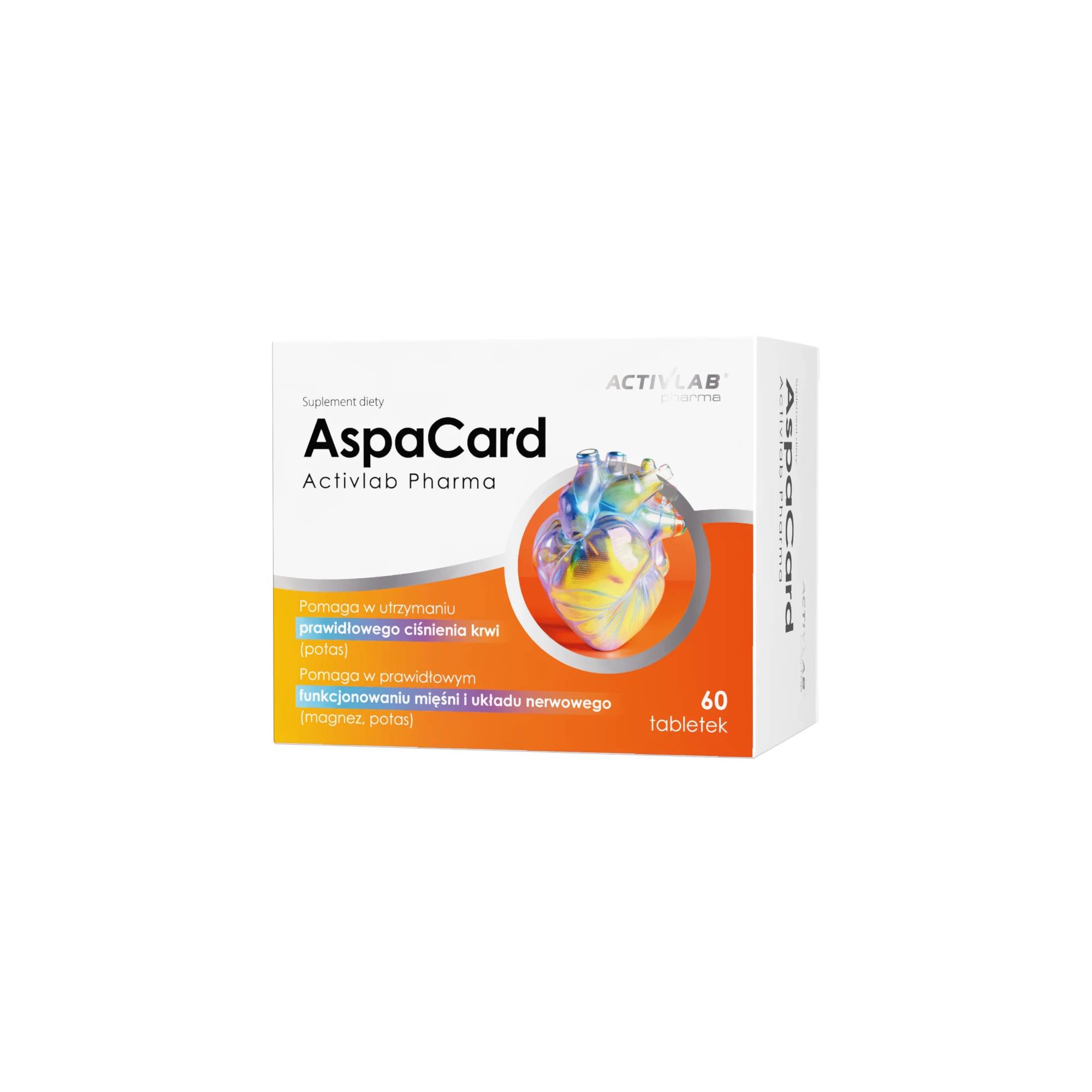 Activlab Pharma AspaCard, tabletki, 60 sztuk zdjęcie