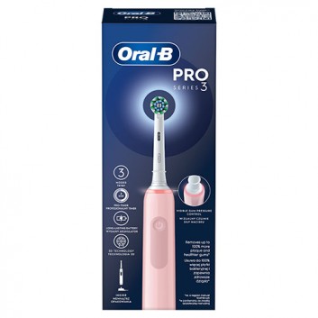 Oral-B Pro Series 3 różowa Szczoteczka elektryczna, 1 sztuka