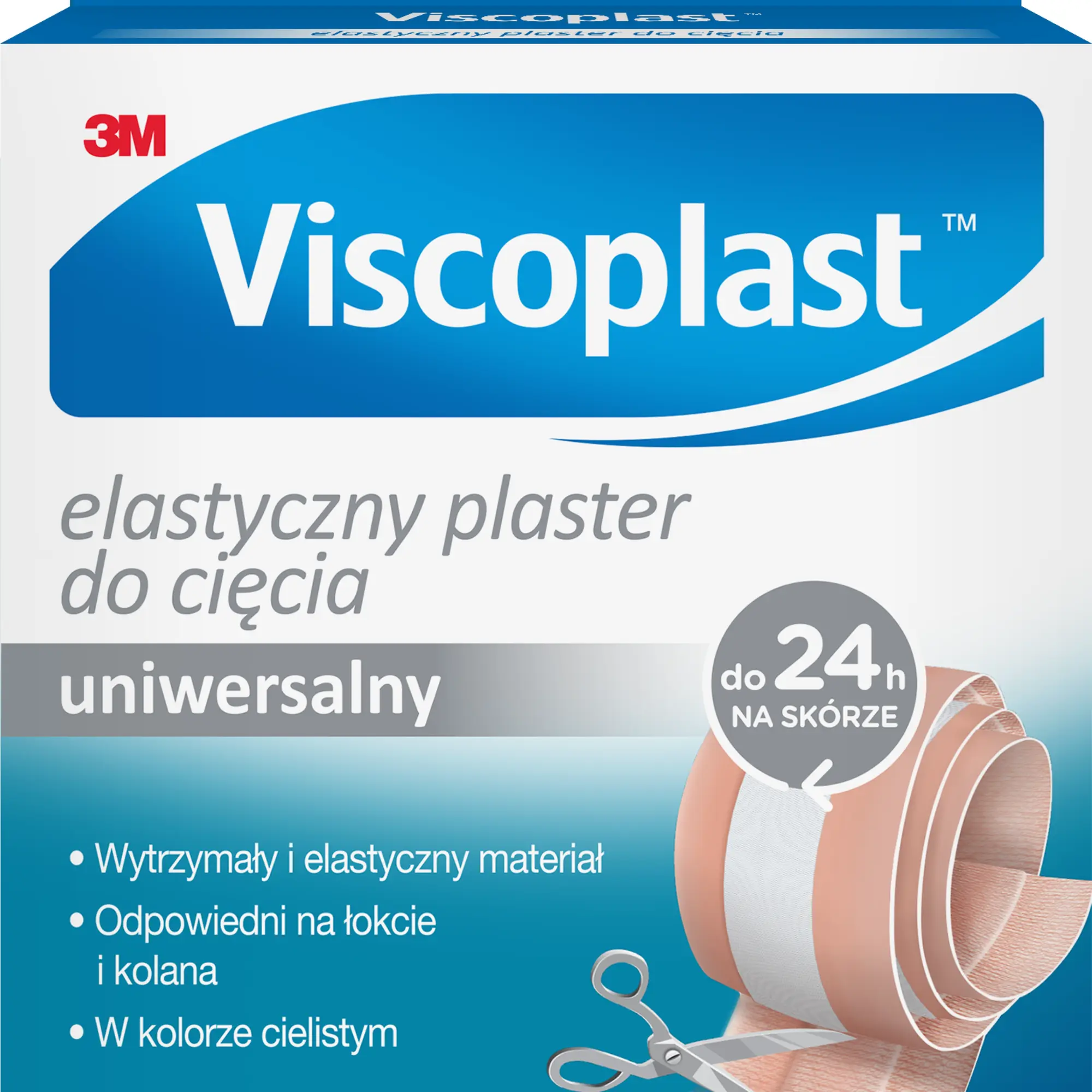 Viscoplast elastyczny plaster do cięcia 1m x 6 cm 1 sztuka zdjęcie