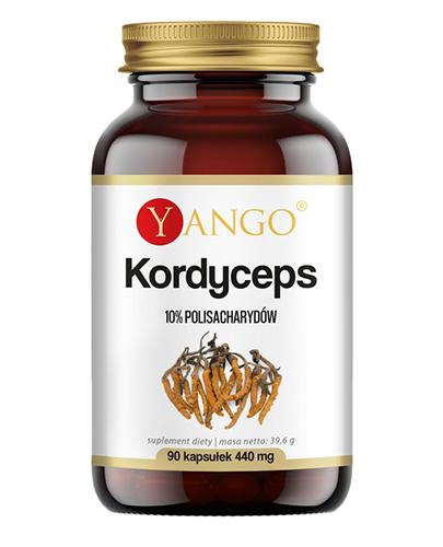 Yango Kordyceps 10% polisacharydów 440 mg, 90 kaps., cena, opinie, stosowanie zdjęcie