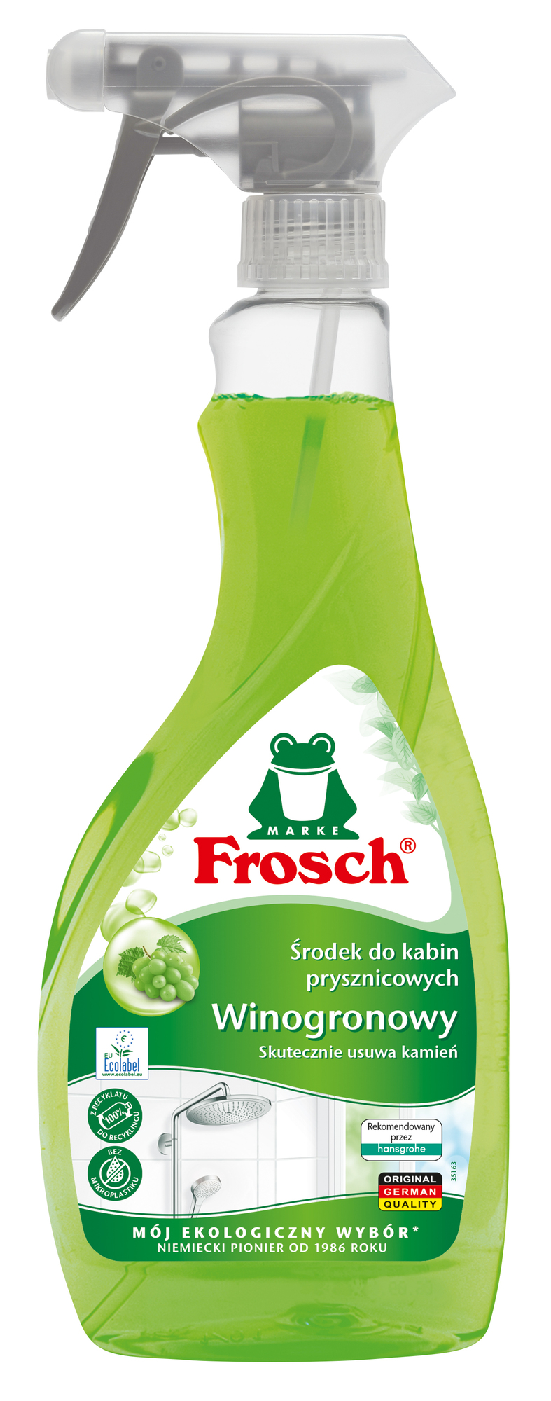 Frosch Winogronowy środek do kabin prysznicowych, 500 ml zdjęcie