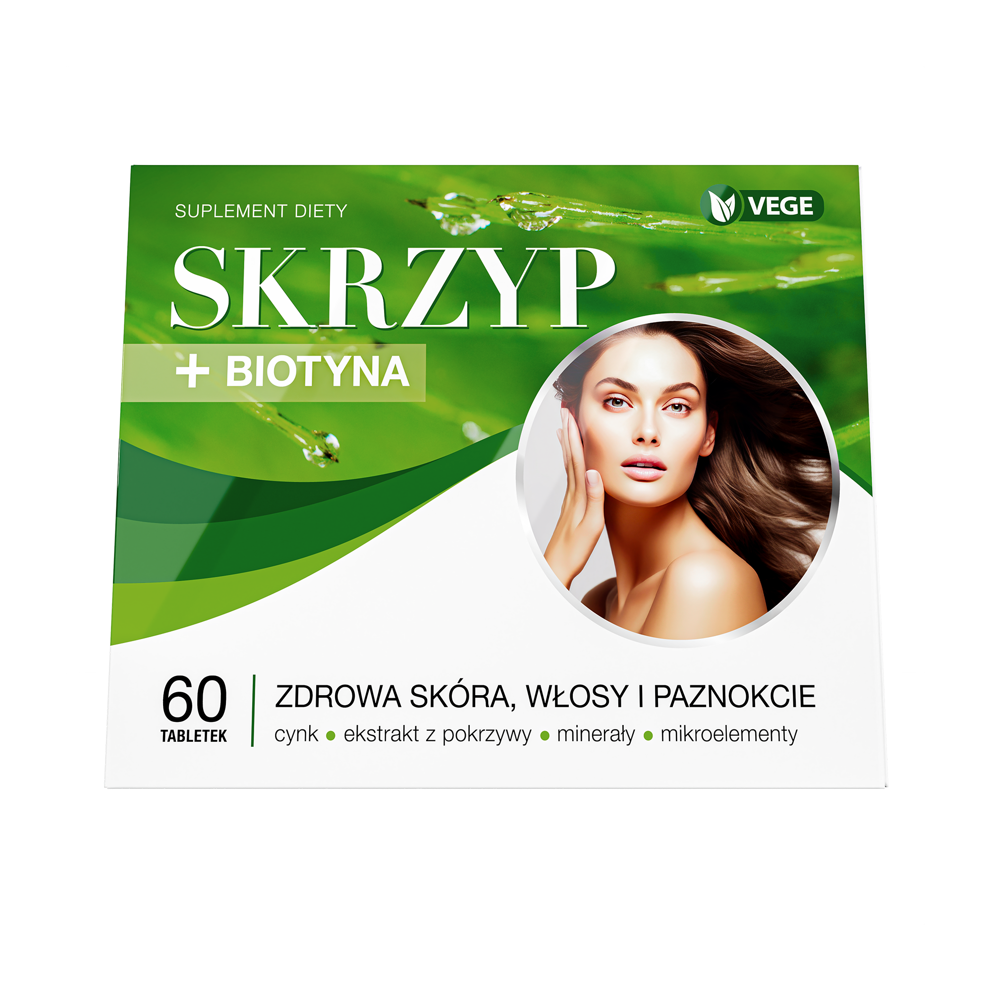 Skrzyp + Biotyna, 60 tabletek