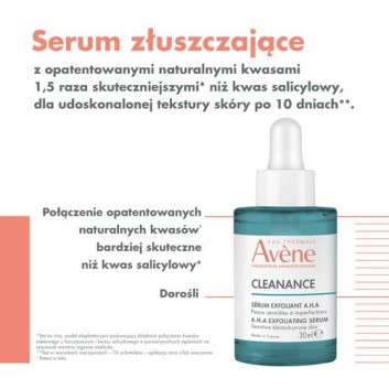 Avene Cleanance A.H.A serum złuszczające 30 ml