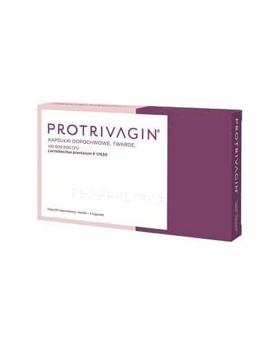 Protrivagin 6 kapsułek dopochwowych twardych zdjęcie