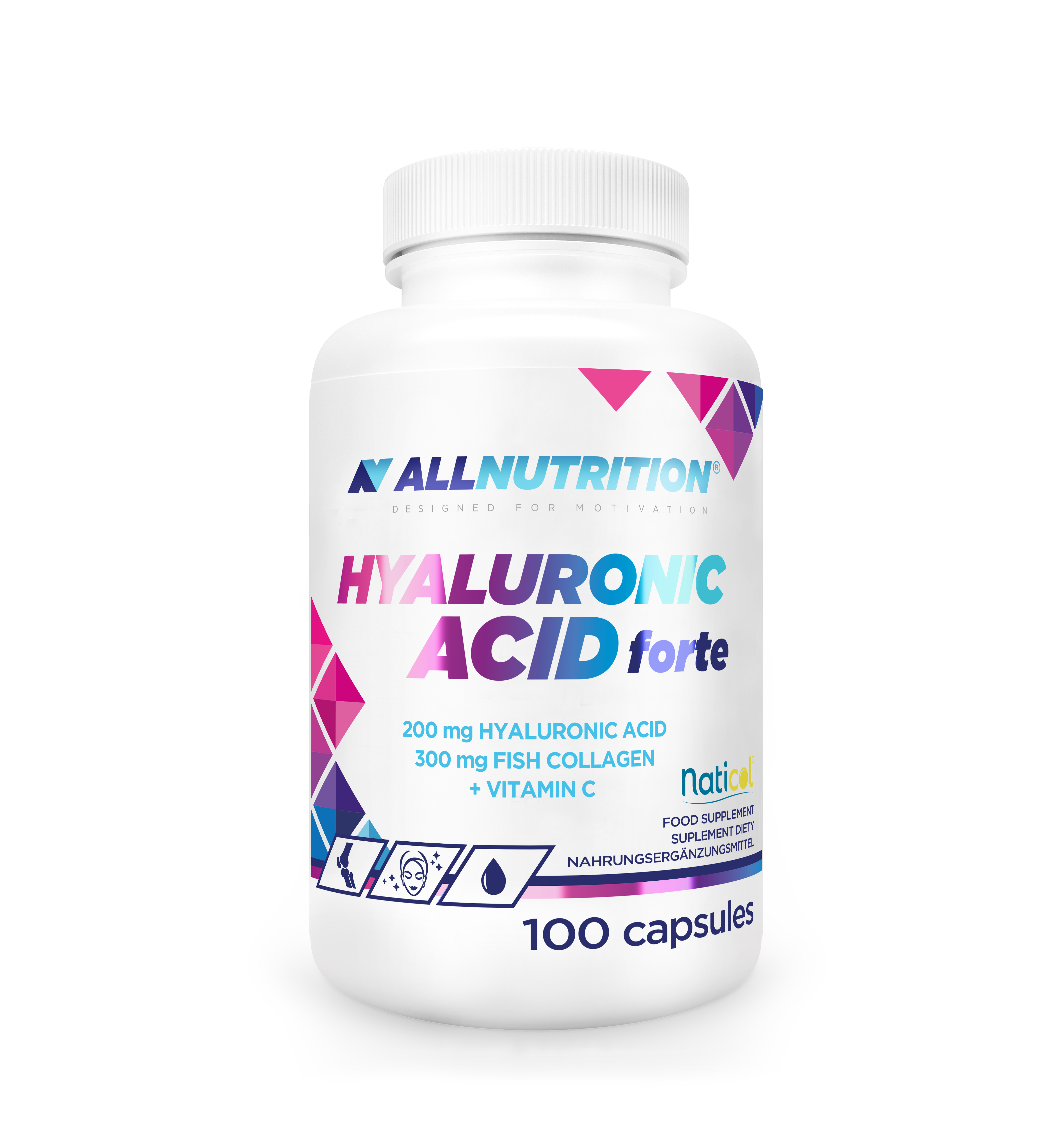 Allnutrition, Hyaluronic Acid Forte, kapsułki, 100 sztuk zdjęcie