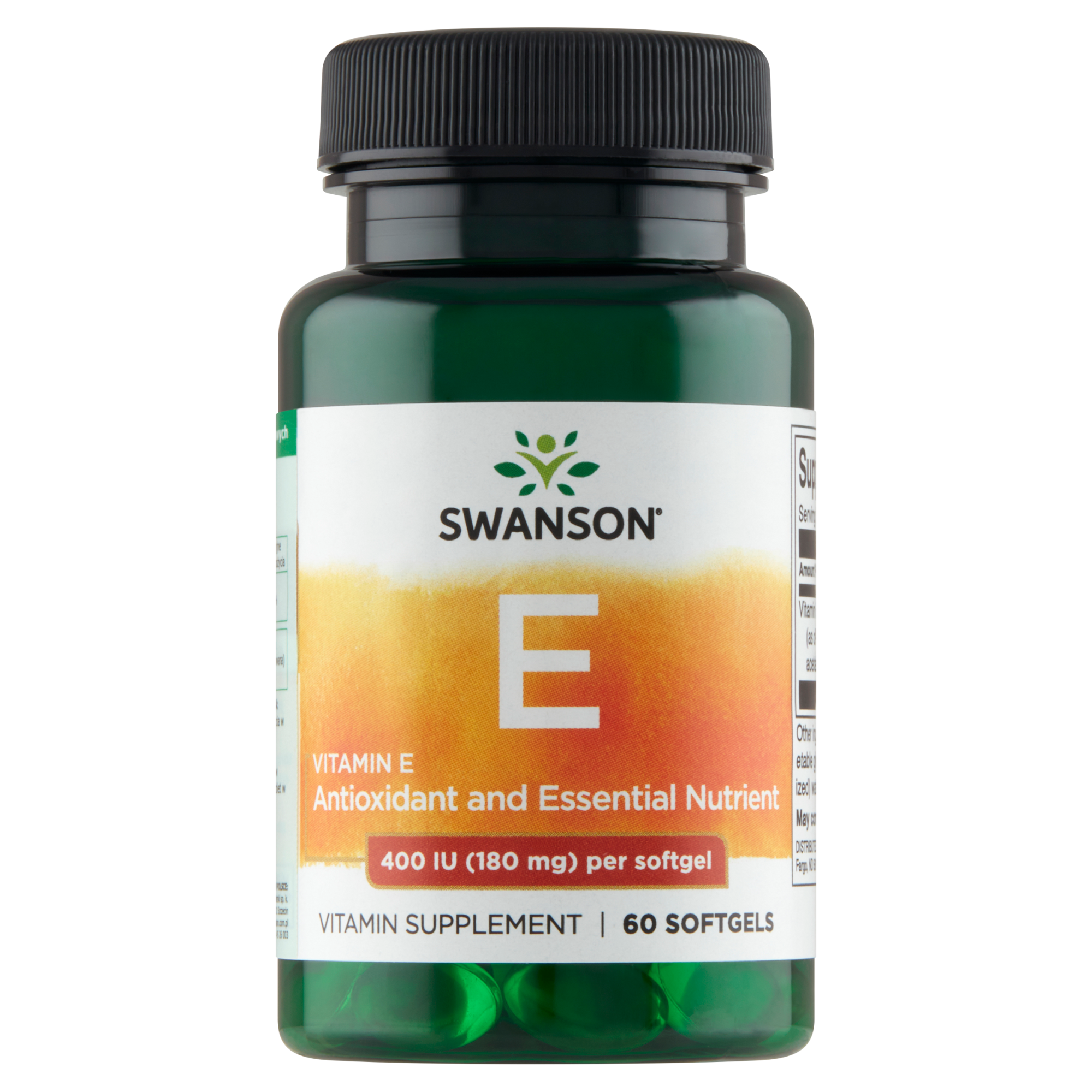 SWANSON Witamina E 400IU, 60 kapsułek zdjęcie