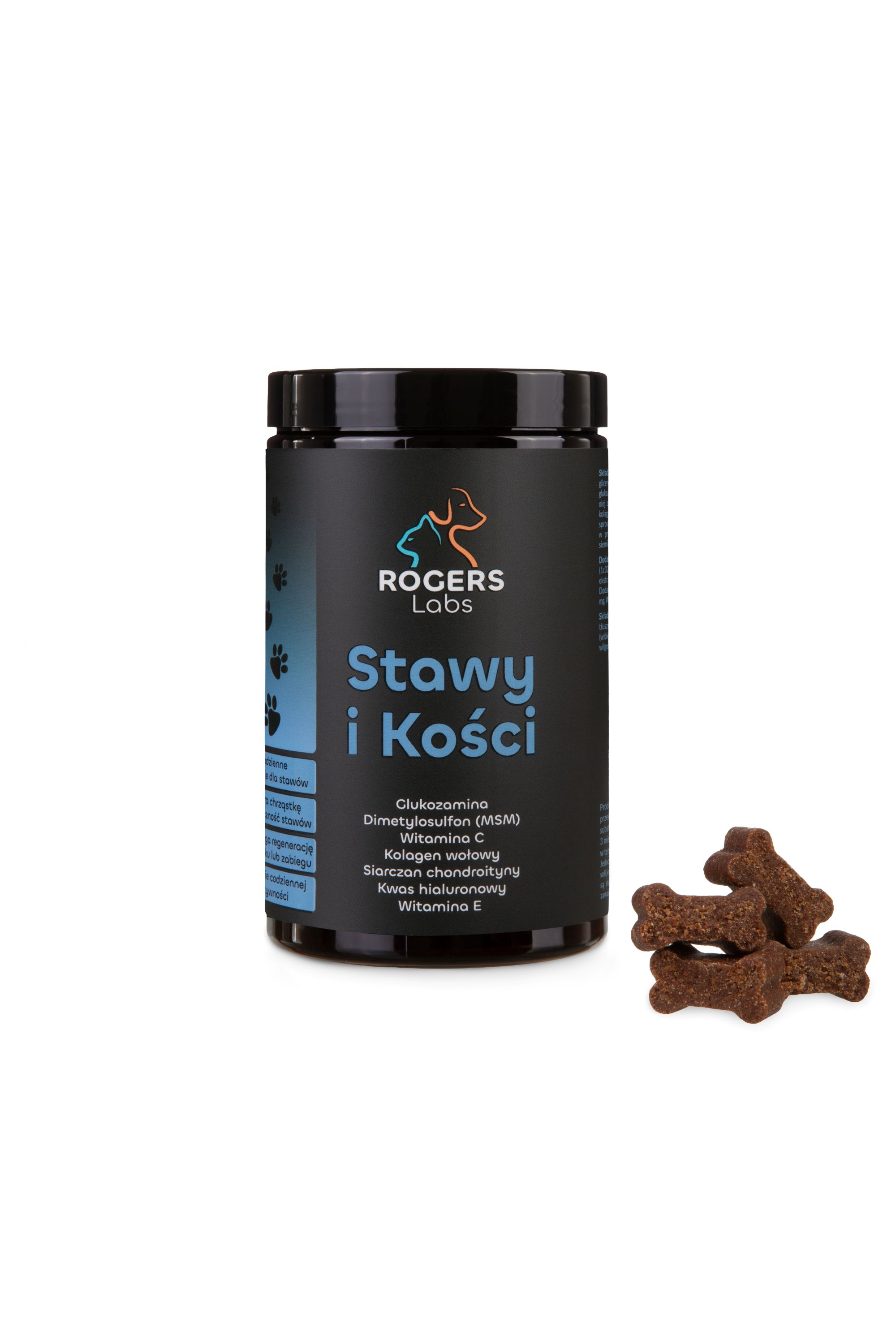 Rogers Labs, Stawy i Kości, kąski dla psa, 60 sztuk zdjęcie