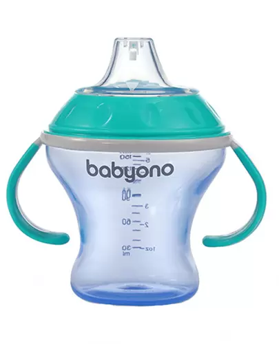 Babyono kubek niekapek z miękkim ustnikiem 180 ml [1456/01] zdjęcie