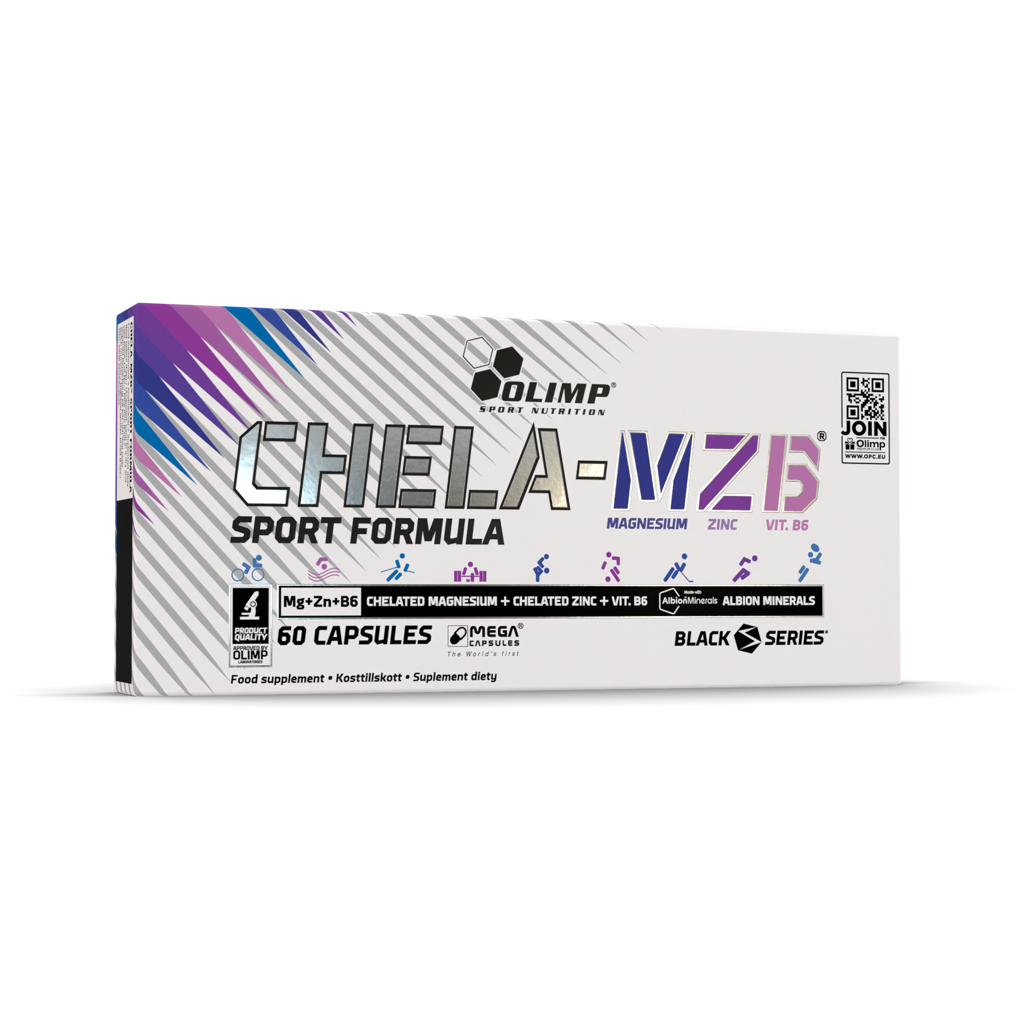 OLIMP, CHELA-MZB - 60 kaps. zdjęcie