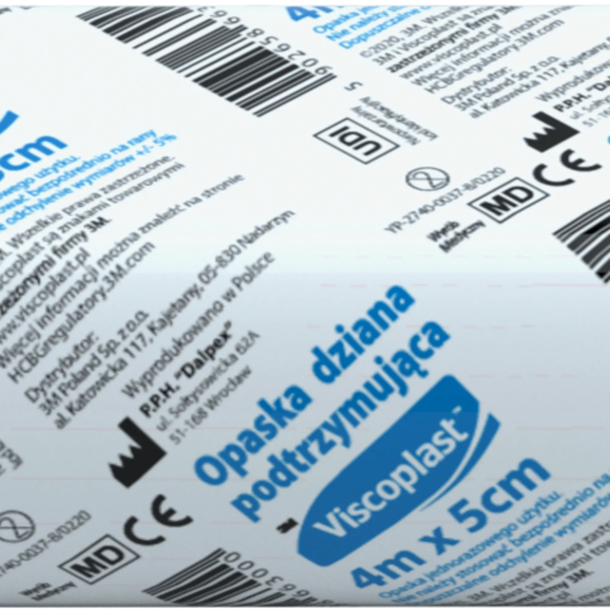 Viscoplast opaska podtrzymująca dziana 4m x 5cm 1 sztuka