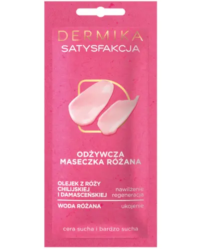 Dermika Satysfakcja odżywcza maseczka różana 10 ml zdjęcie
