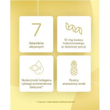 Olimp Collagen shot o smaku ananasowym 25 ml