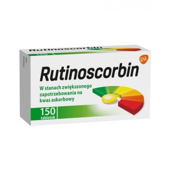 Rutinoscorbin, tabletki powlekane, 150 sztuk