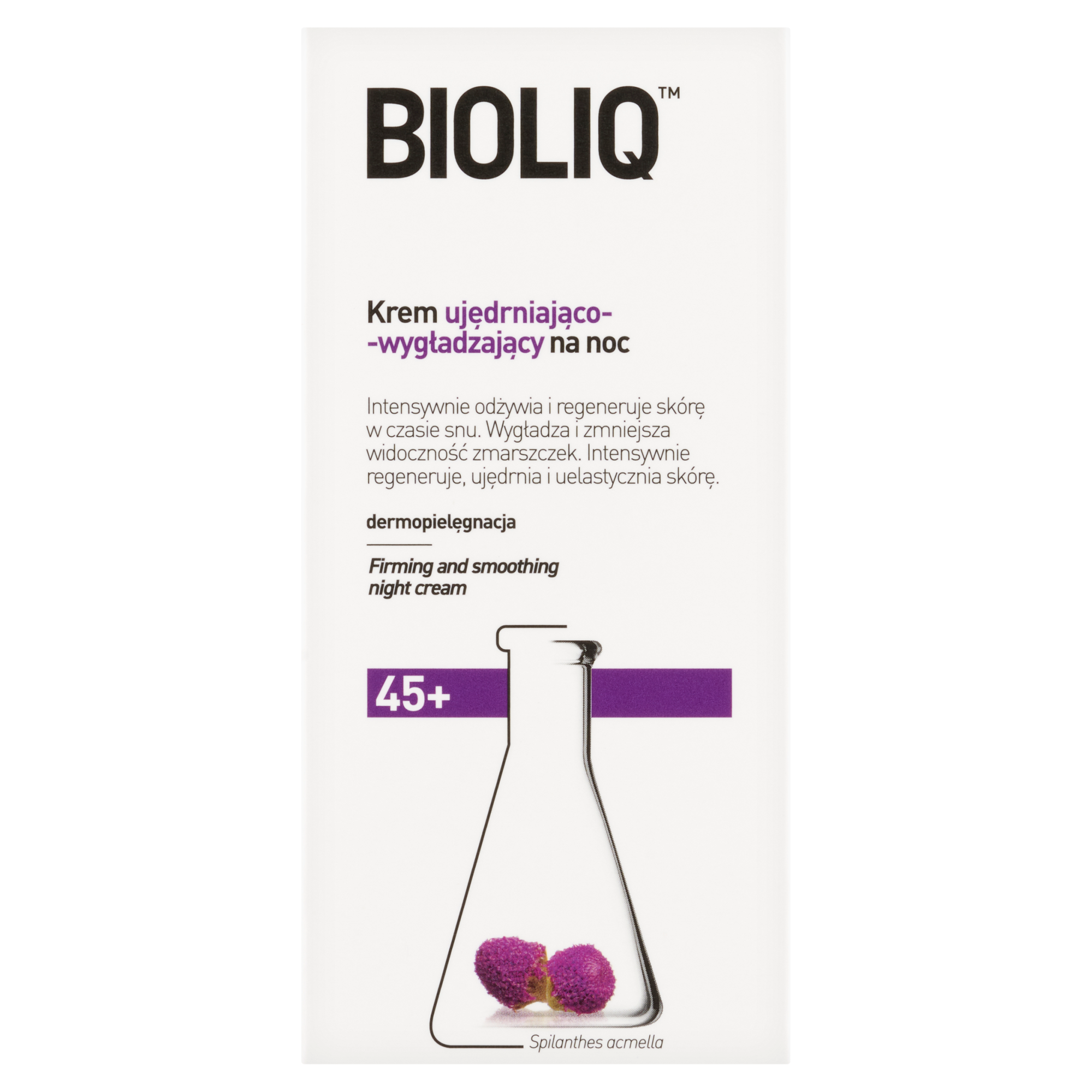 BIOLIQ 45+ Krem ujędrniająco-wygładzający na noc - 50 ml zdjęcie