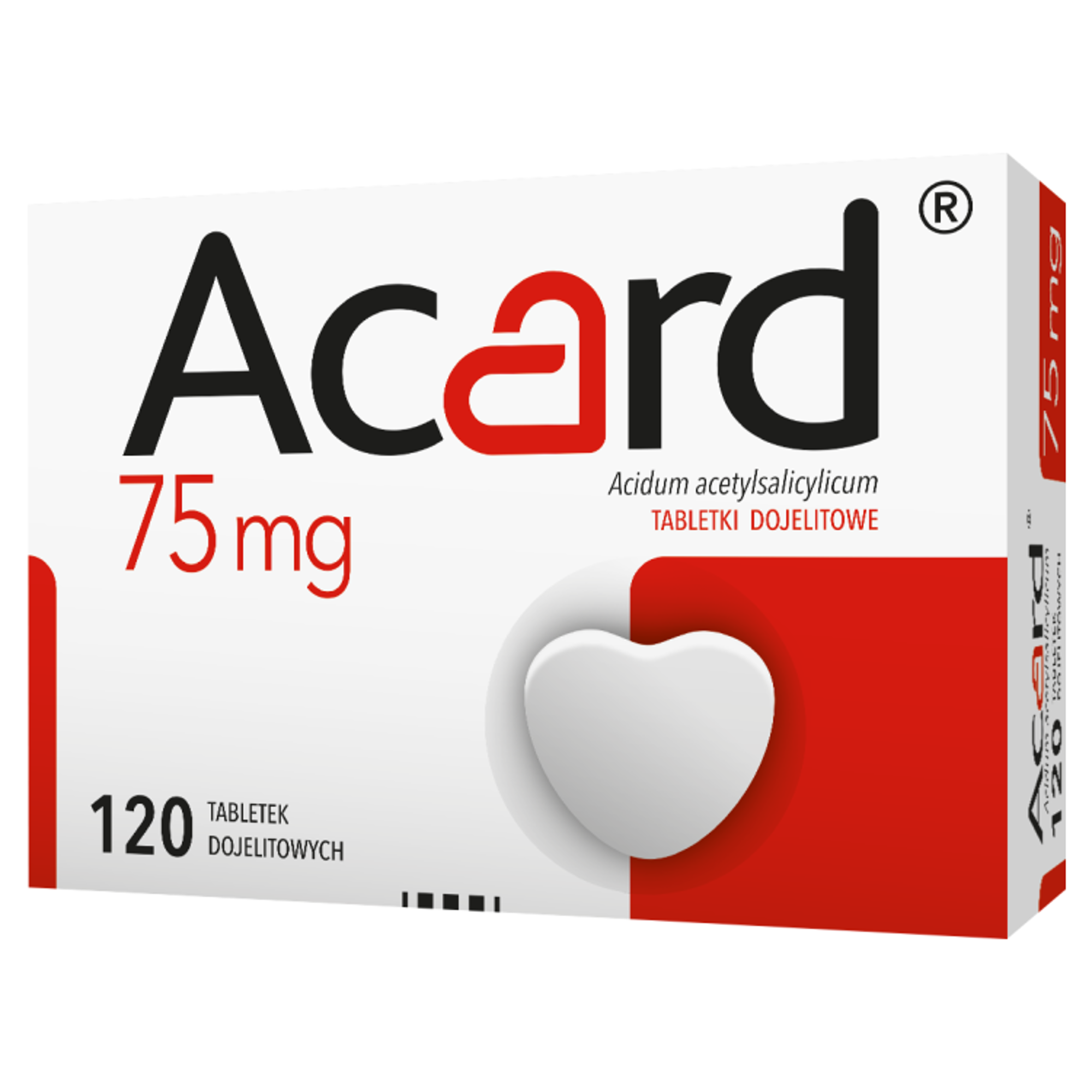 Acard 75 mg 120 tabletek zdjęcie