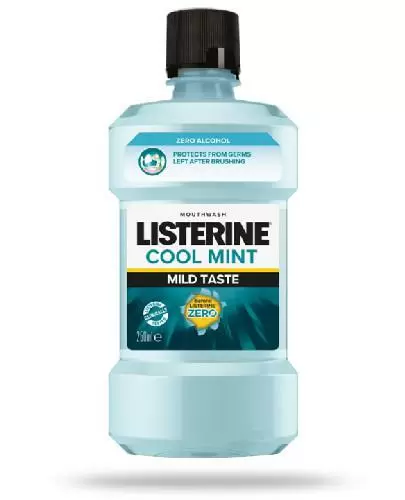 Listerine Cool Mint Mild Taste płyn do płukania jamy ustnej 250 ml zdjęcie