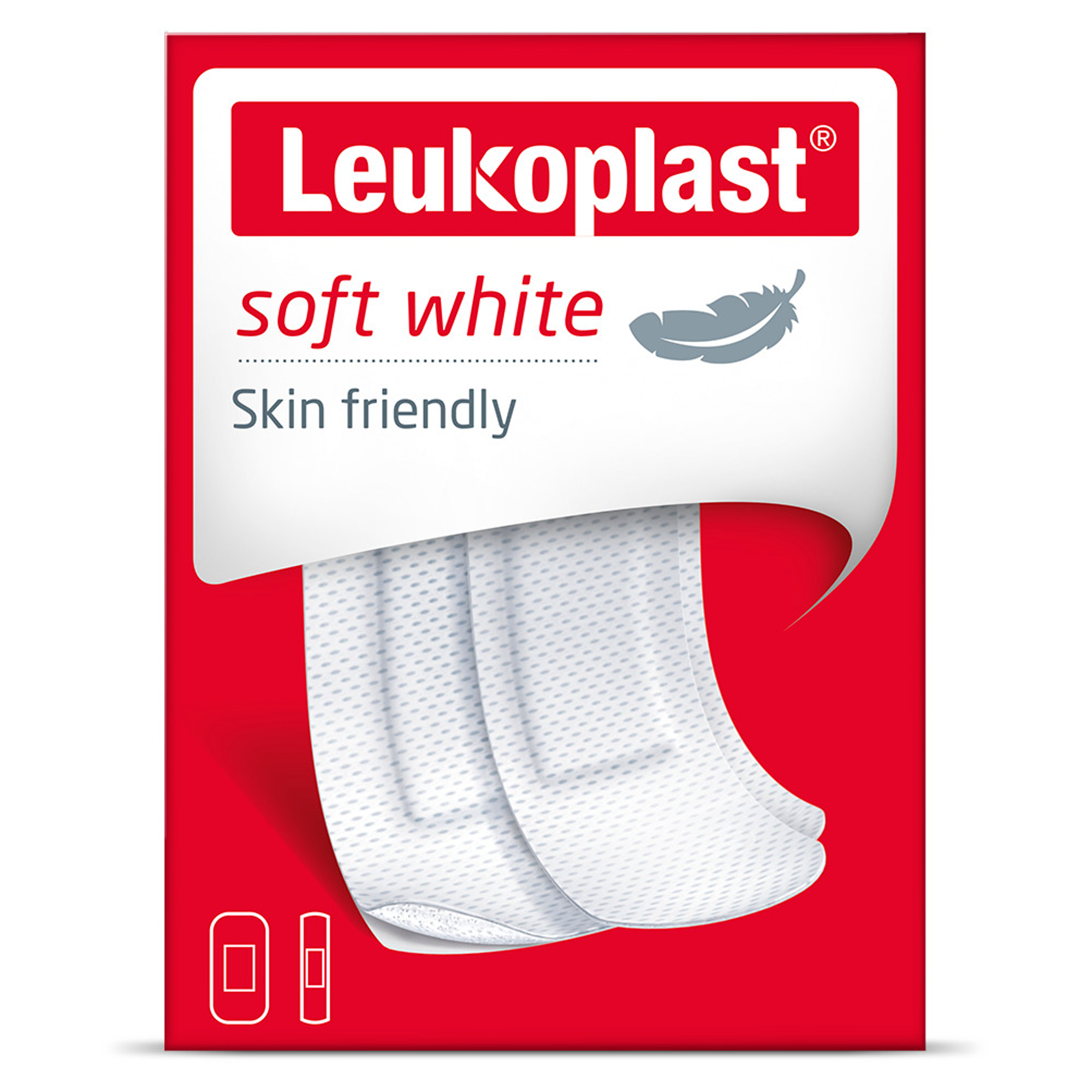 Leukoplast Soft White plaster z opatrunkiem 20 sztuk zdjęcie