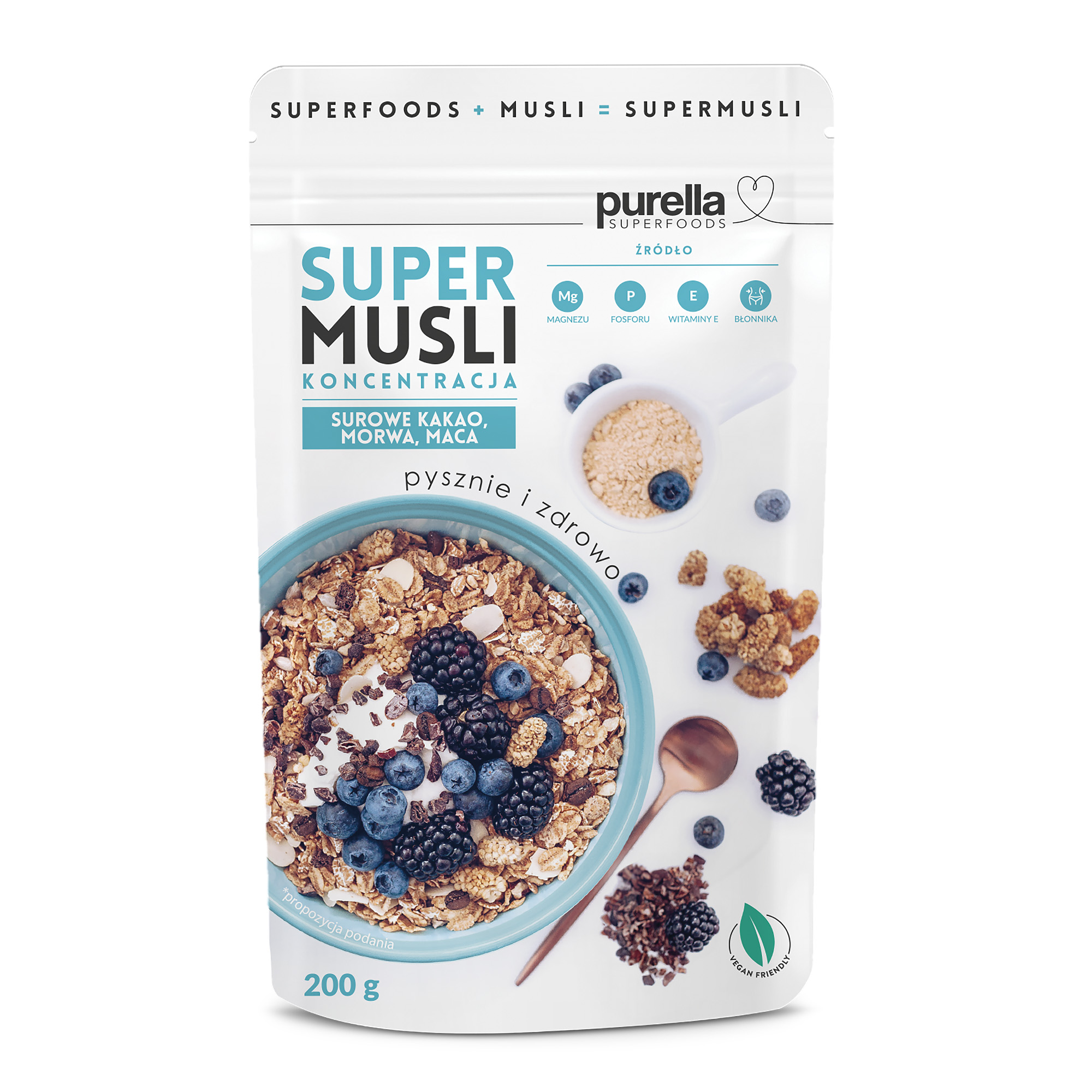 PURELLA Superfoods SuperMusli Koncentracja, 200 g zdjęcie