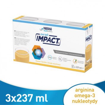Impact Oral preparat odżywczy w płynie smak waniliowy 3x 237 ml