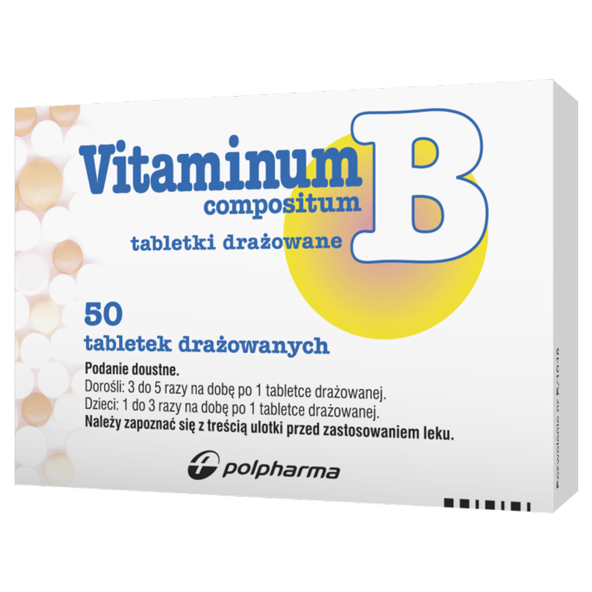 Vitaminum B compositum 50 tabletek drażowanych