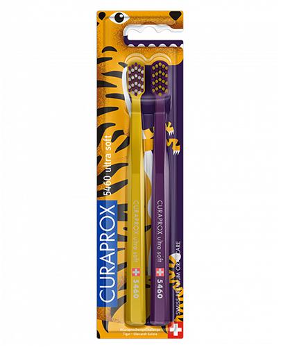 Curaprox Ultra Soft CS 5460 Tiger Szczoteczka do zębów, 2 szt., cena, opinie, stosowanie zdjęcie