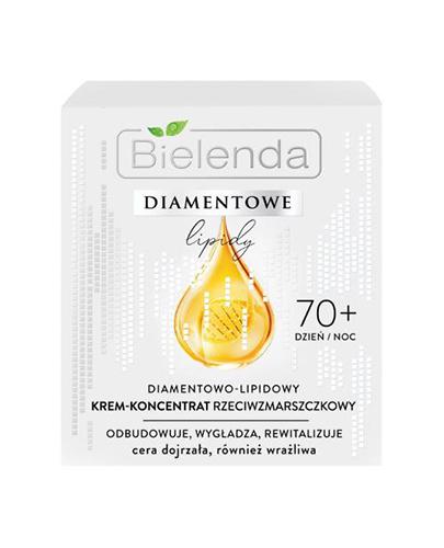 Bielenda Diamentowe Lipidy Diamentowo-Lipidowy Krem-Koncentrat przeciwzmarszczkowy 70+ dzień/noc, 50 ml cena, opinie, właściwości zdjęcie