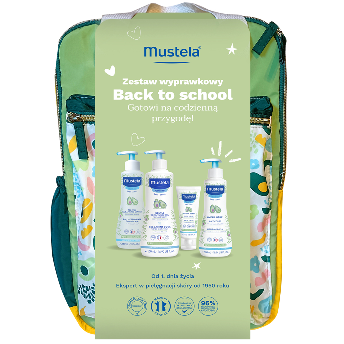 Mustela Zestaw Wyprawkowy Back To School 2025, 1 zestaw zdjęcie