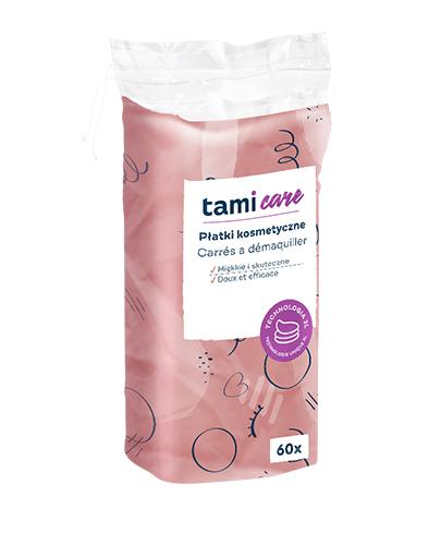 Tami Care Płatki kosmetyczne kwadratowe 60 sztuk zdjęcie