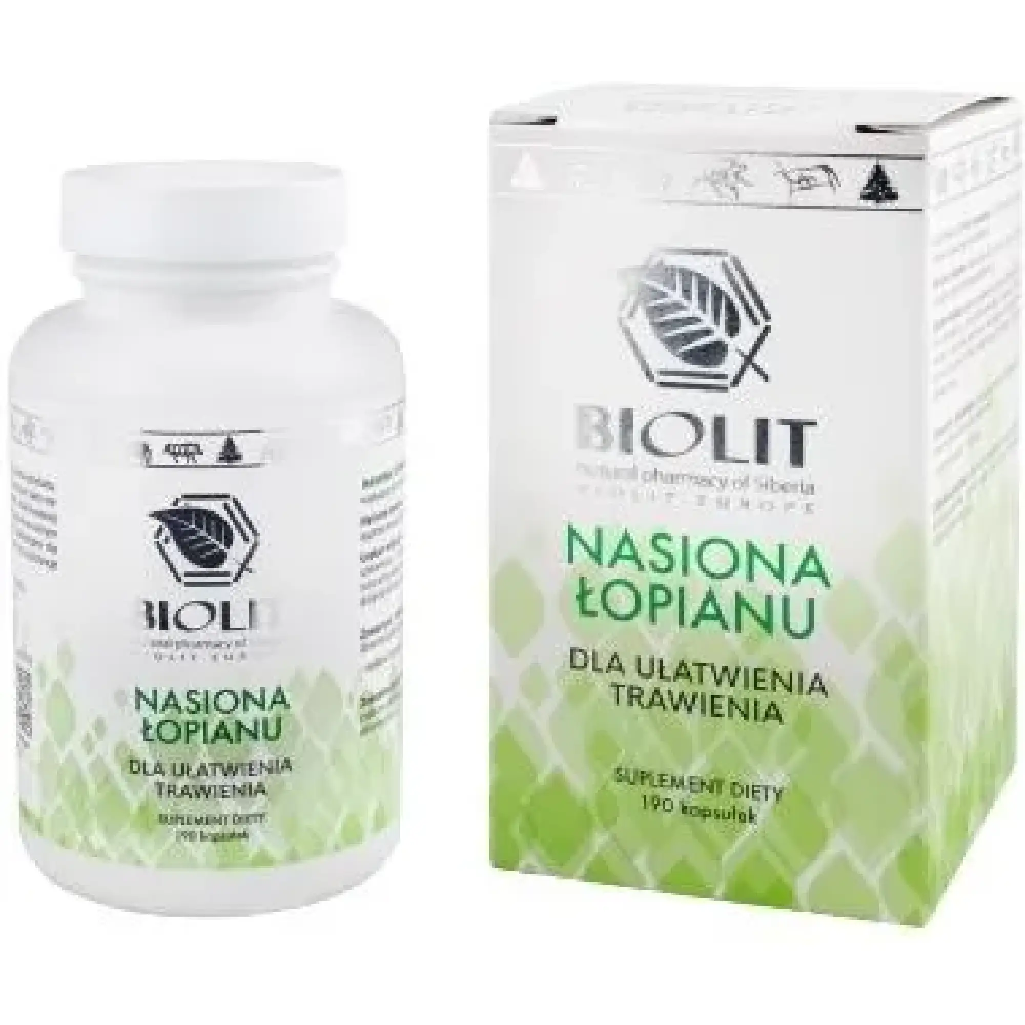 Biolit Nasiona łopianu, kapsułki, 190 sztuk zdjęcie