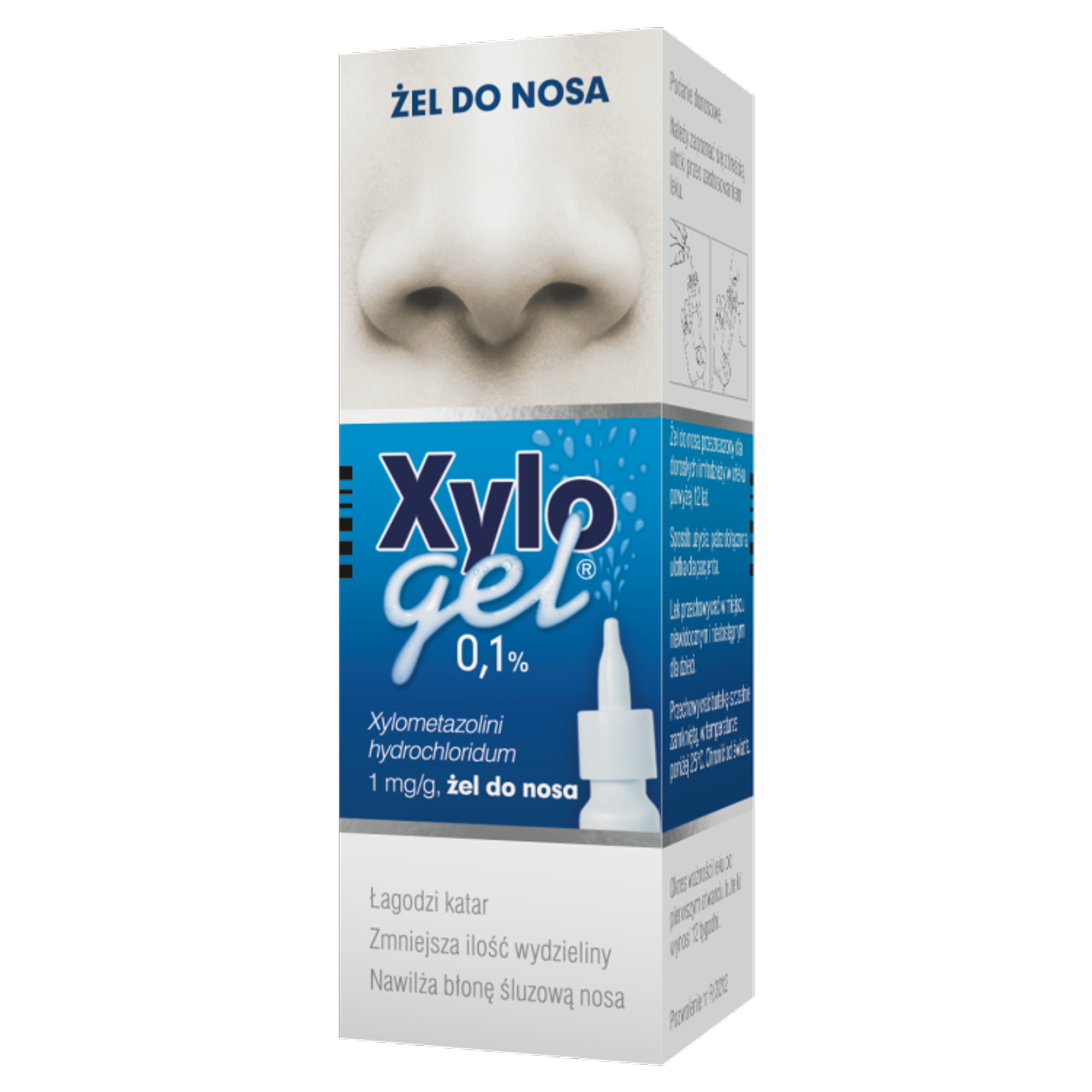 XyloGel 0,1% żel do nosa z dozownikiem 10 g zdjęcie