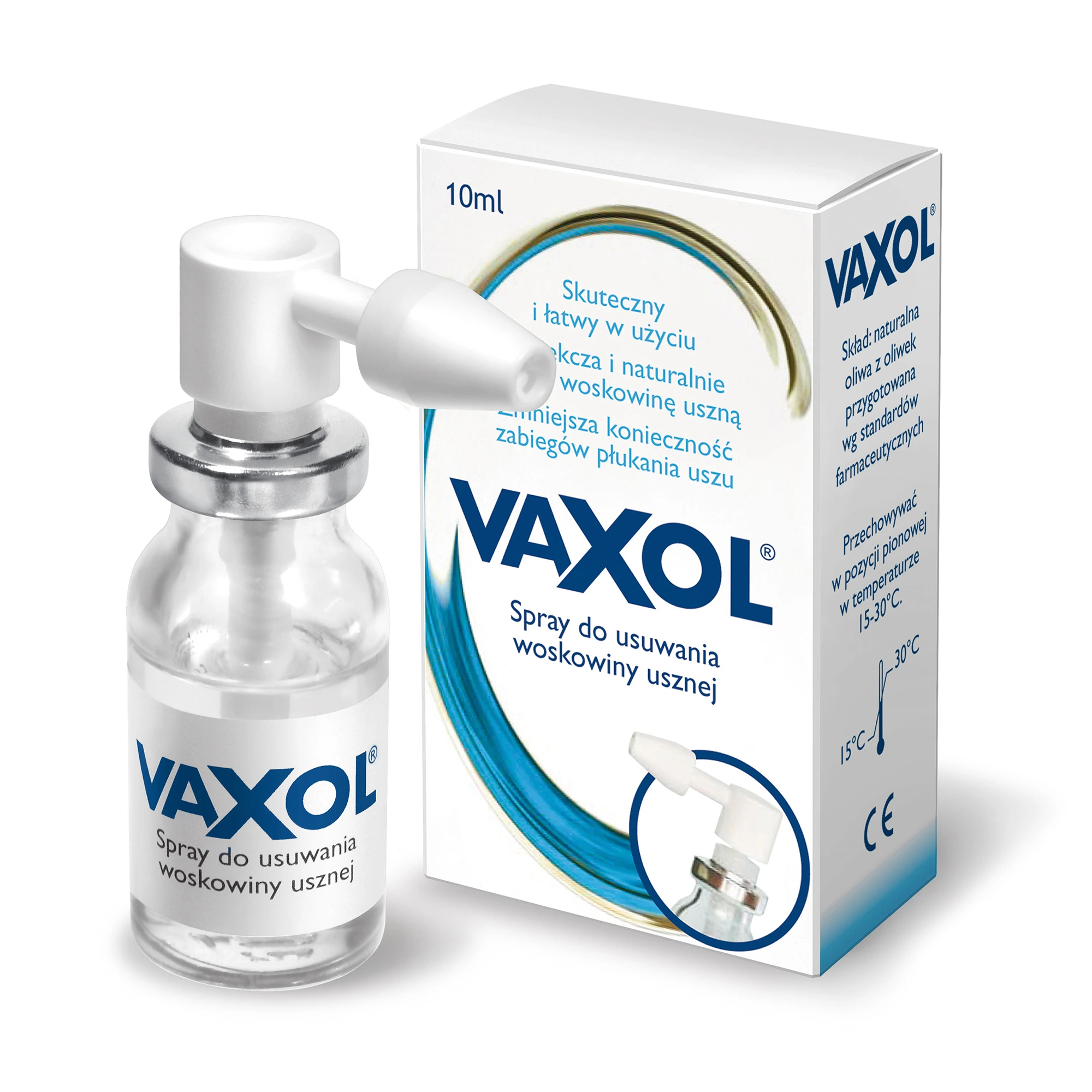 Vaxol spray do usuwania woskowiny usznej 10 ml zdjęcie