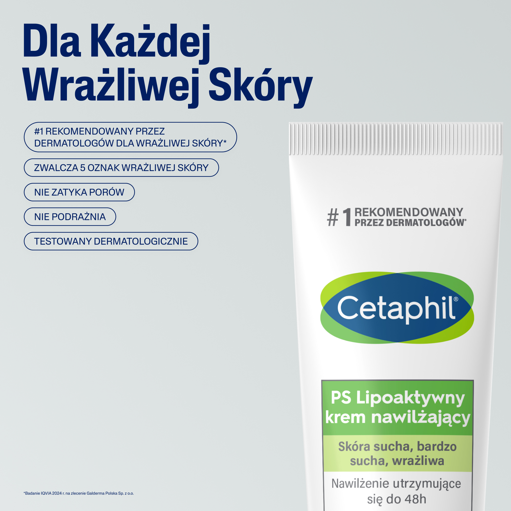 Cetaphil PS, lipoaktywny Krem nawilżający, 100 g