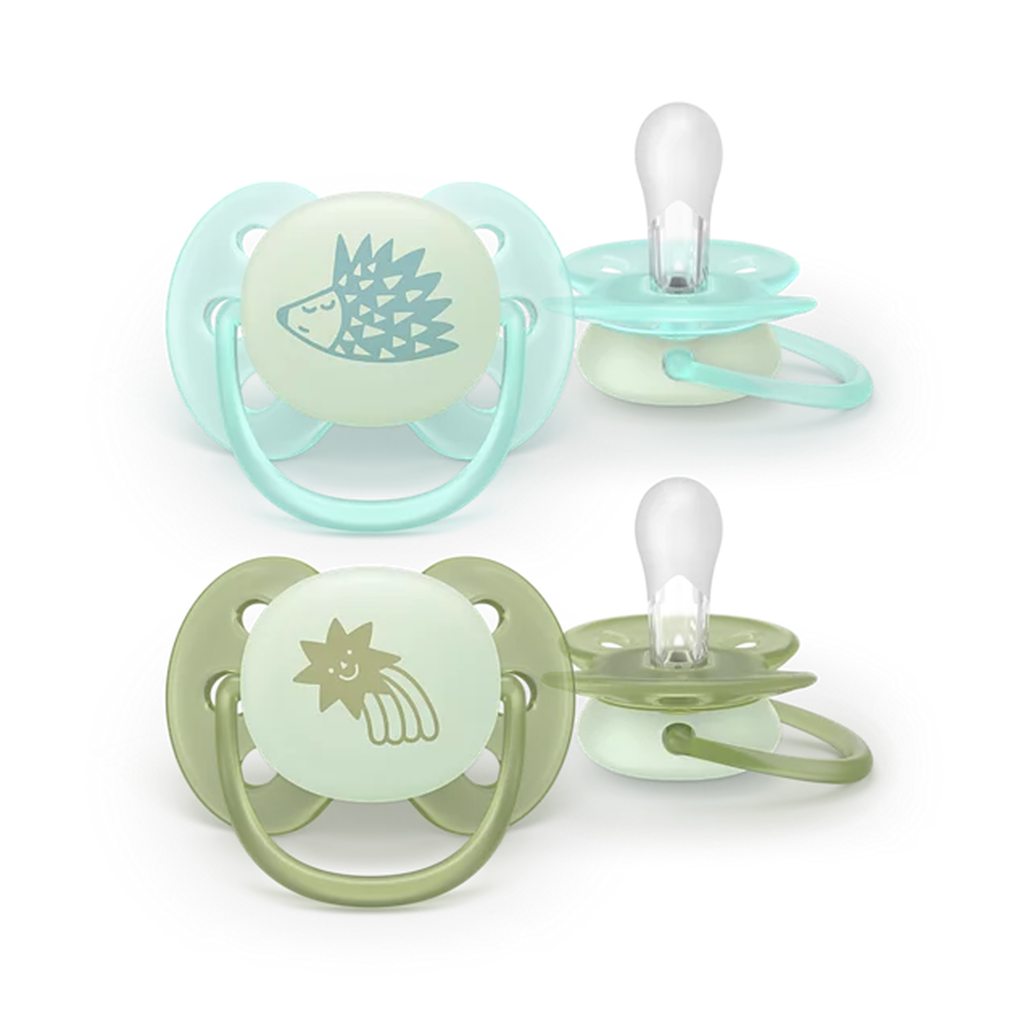 Philips Avent Ultra Air Smoczek ortodontyczny SCF094/01 0-6 m, 2 sztuki zdjęcie
