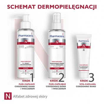Pharmaceris N Vita-Capilaril, krem nawilżająco-wzmacniający, SPF 20, 50 ml