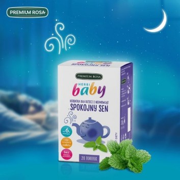 HERBI BABY Herbatka dla dzieci i niemowląt na spokojny sen - 20 sasz. - cena, opinie, właściwości 