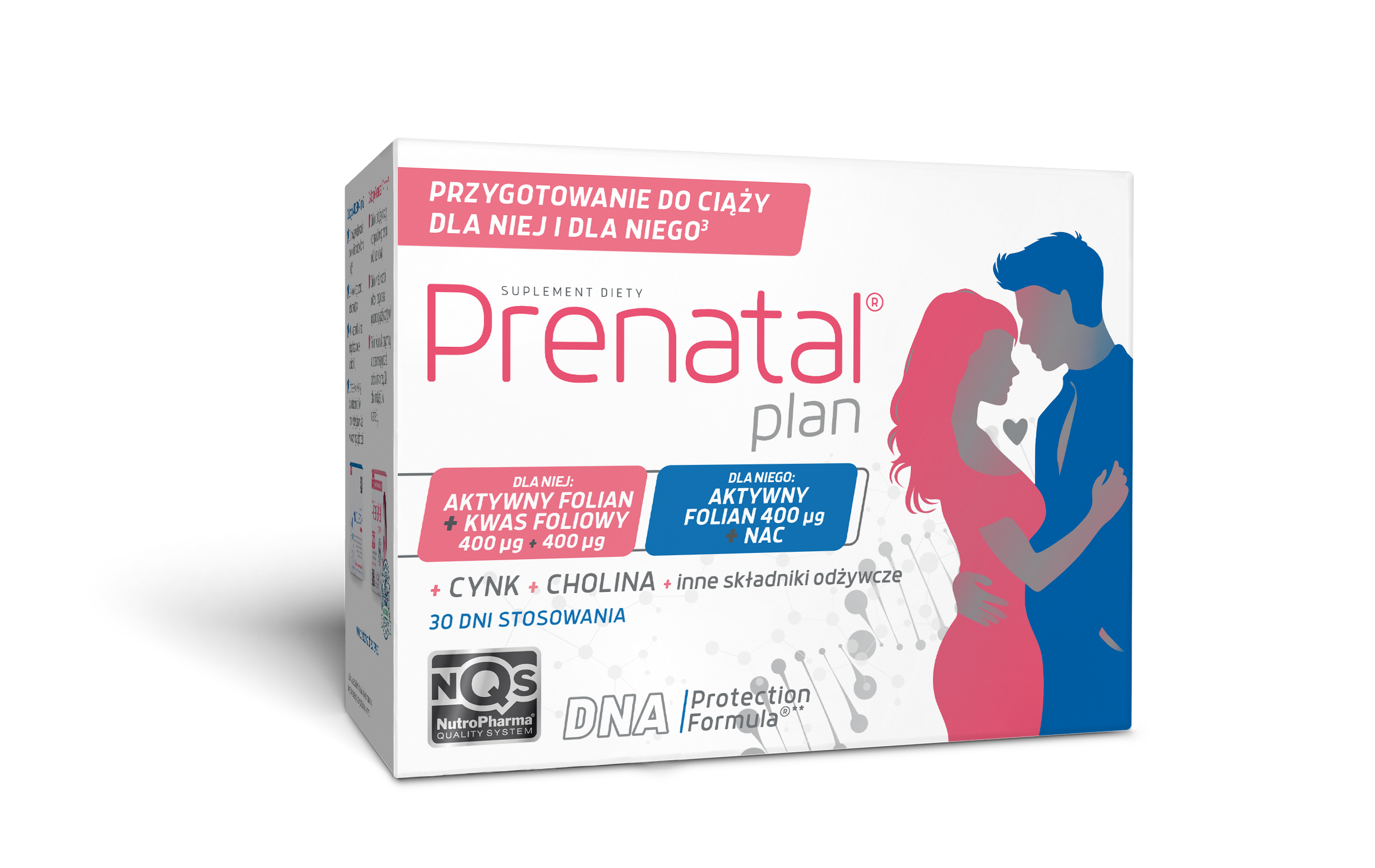 Prenatal Plan Zestaw Prenatal Primo, kapsułki, 30 sztuk + Nucleox Primo, kapsułki, 30 sztuk zdjęcie