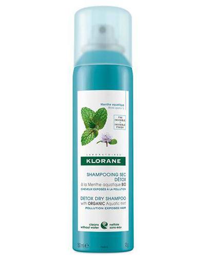 Klorane Detoksykujący szampon suchy z organiczną miętą nadwodną - 150 ml - cena, opinie, wskazania zdjęcie