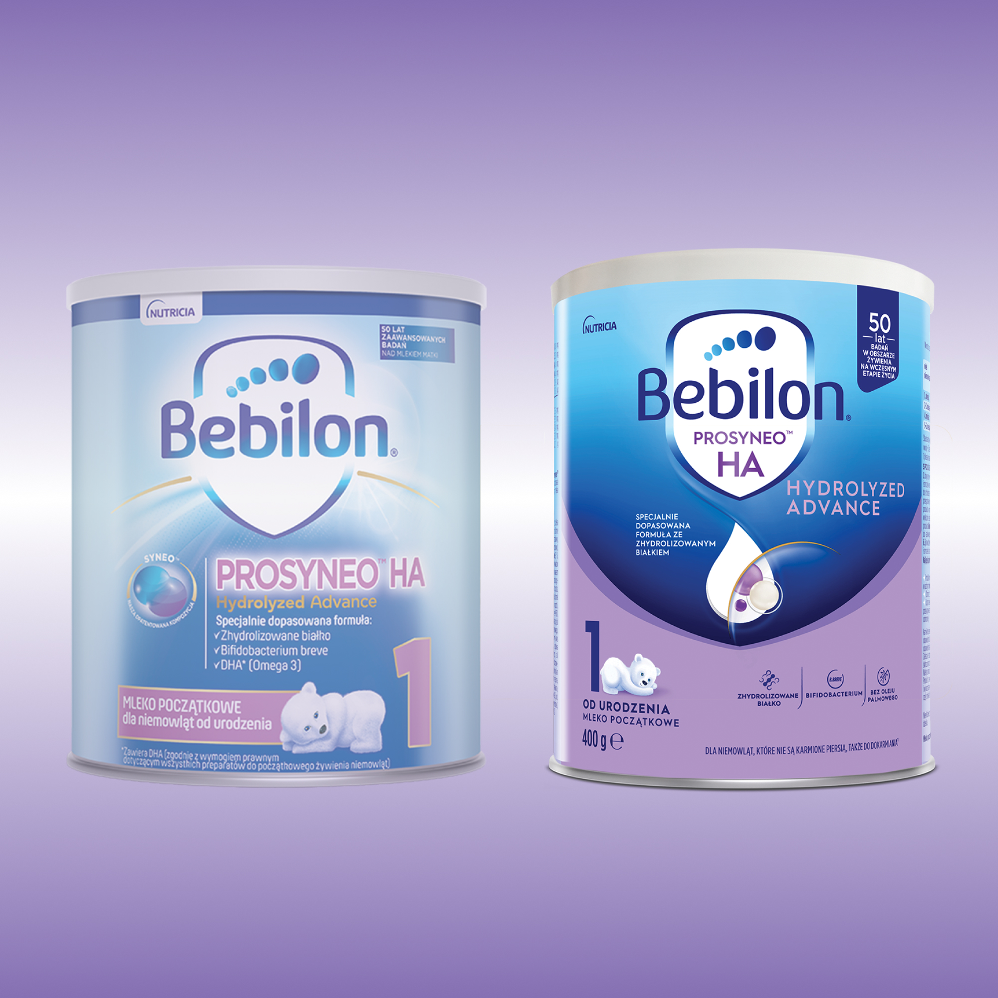 Bebilon Prosyneo HA 1, mleko początkowe dla niemowląt od urodzenia, 400 g