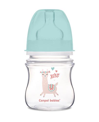 CANPOL BABIES Butelka antykolkowa EasyStart 35/220 kolor zielony - 120 ml zdjęcie