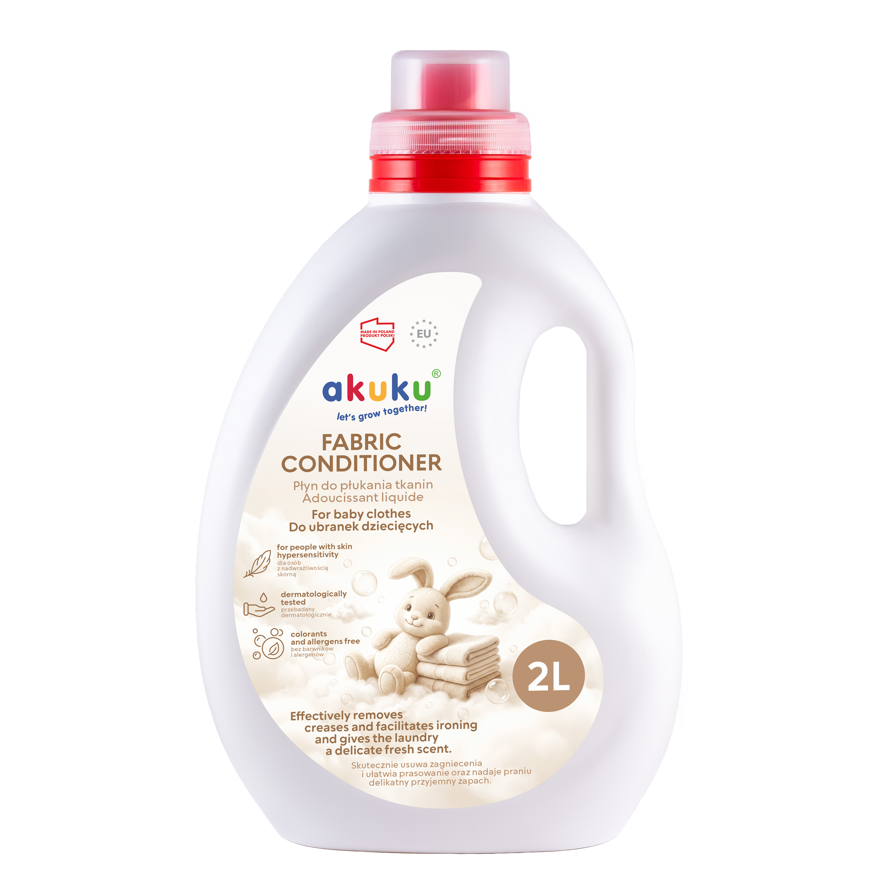 Akuku Płyn do płukania odzieży dziecięcej, 2 l zdjęcie