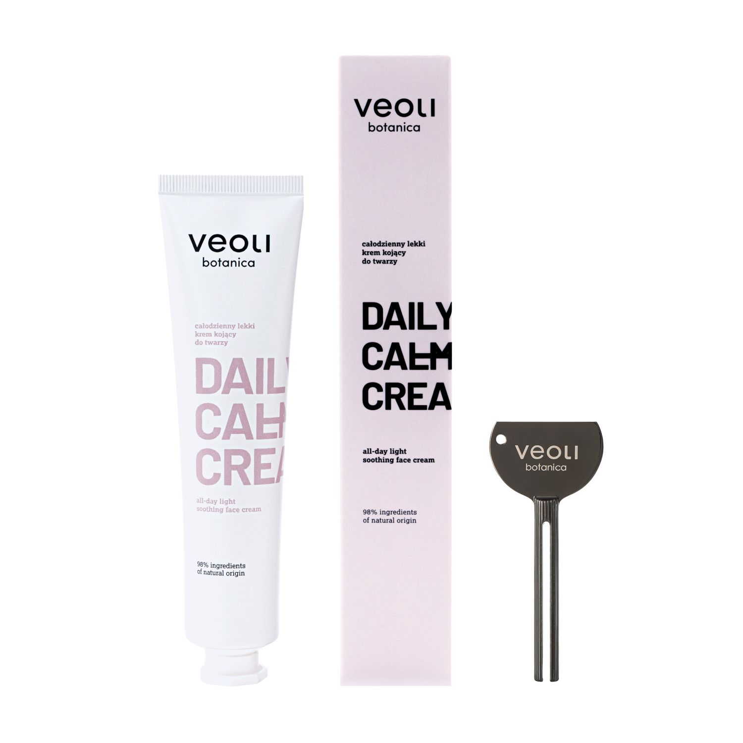 Veoli Botanica Daily Calming Cream lekki krem kojący do twarzy, 75 ml