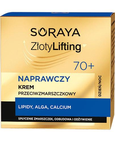SORAYA Złoty Lifting, Naprawczy Krem Przeciwzmarszczkowy 70+, 50 ml zdjęcie