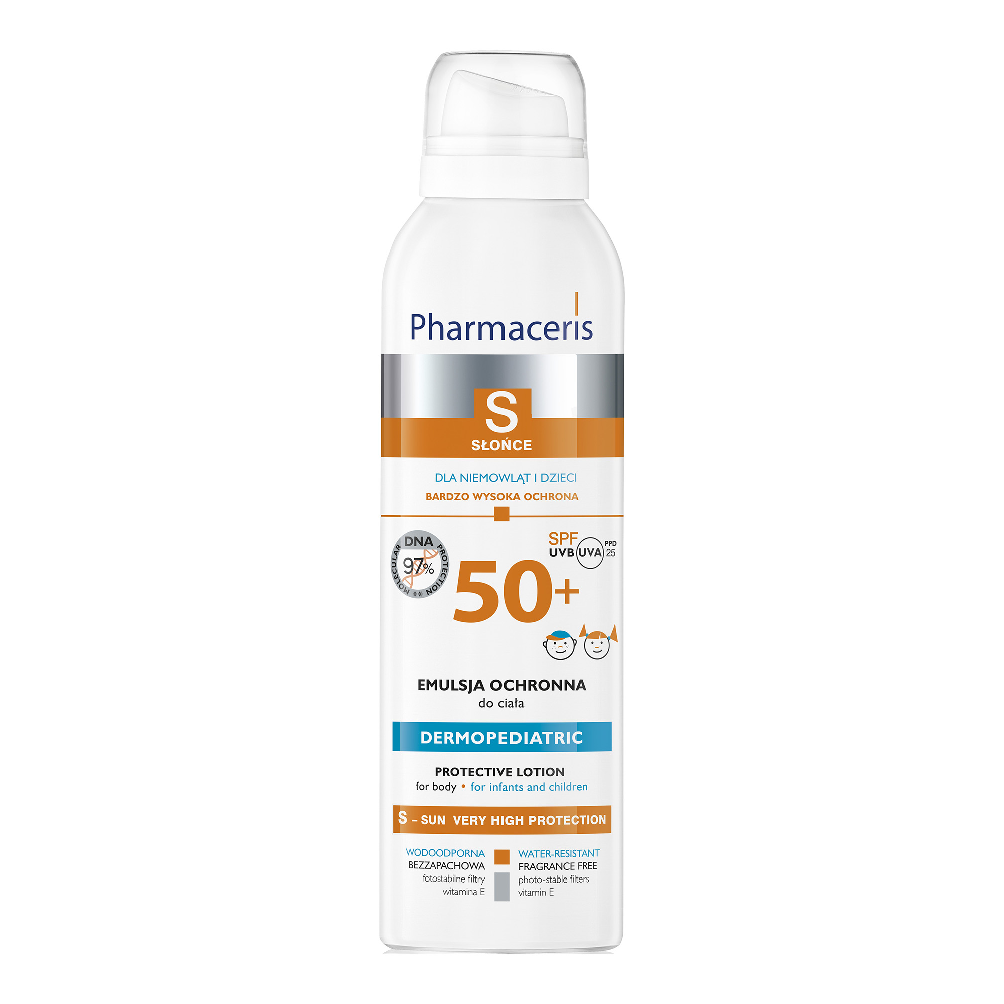 Pharmaceris S Emulsja ochronna dla niemowląt i dzieci SPF50+ spray, 150 ml zdjęcie