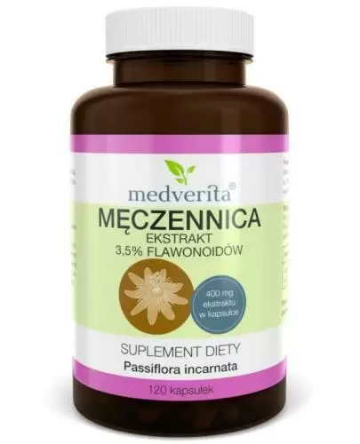 Medverita męczennica 400 mg 120 kapsułek zdjęcie