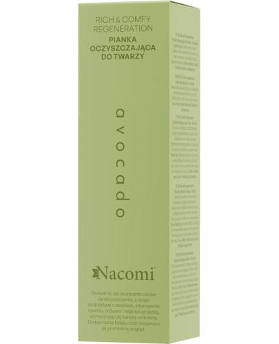 Nacomi Rich&Comfy Regeneration Pianka oczyszczająca do twarzy Awokado, 150 ml zdjęcie