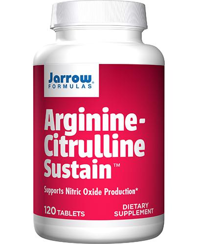 Jarrow Formulas Arginine Citrulline - Sustain - 120 tabl. - cena, opinie, właściwości zdjęcie