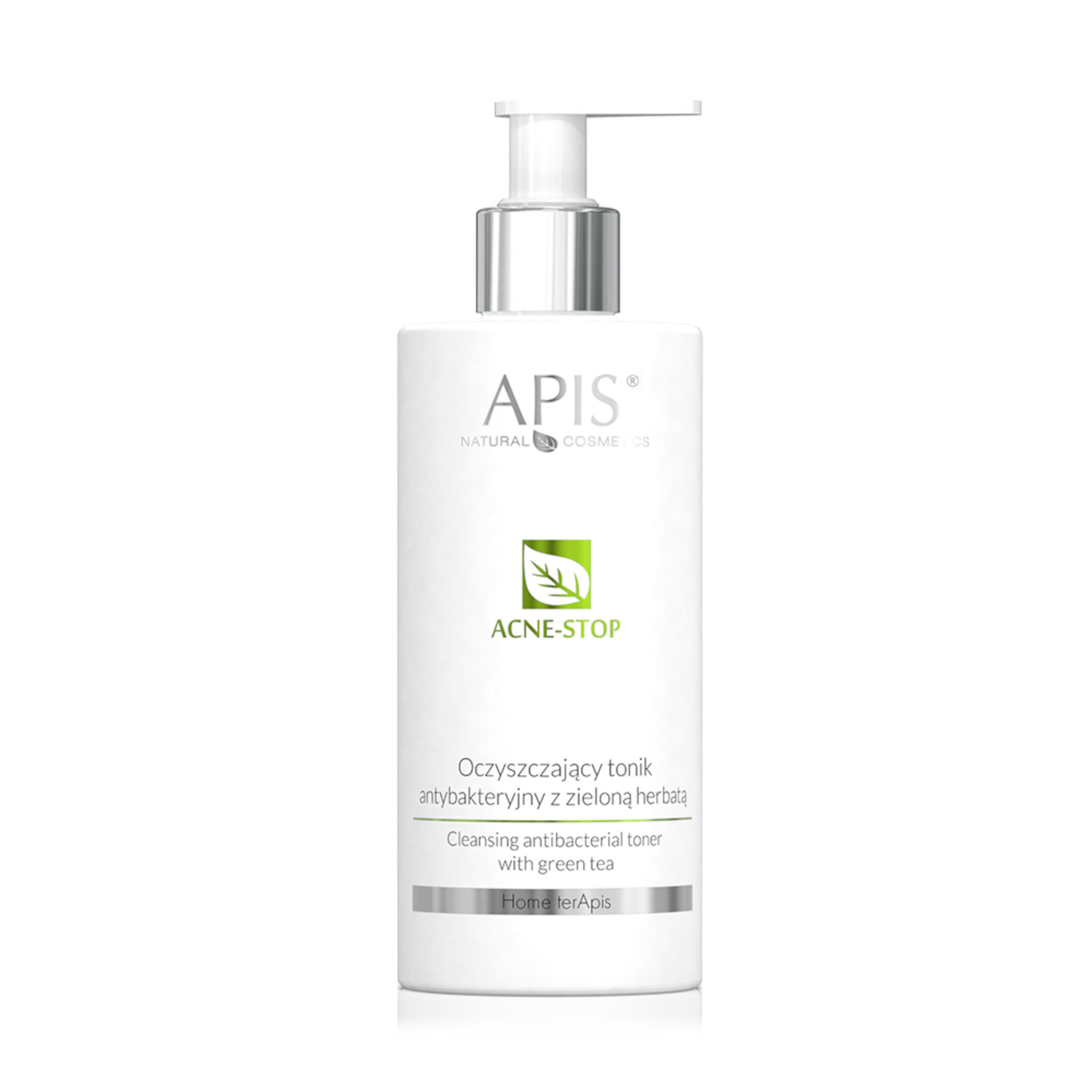 Apis Acne-Stop Home Terapis, oczyszczający tonik antybakteryjny z zieloną herbatą, 300 ml  zdjęcie
