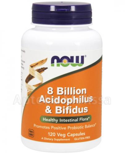 NOW Foods 8 Billion Acidophilus & Bifidus 120 kapsułek zdjęcie