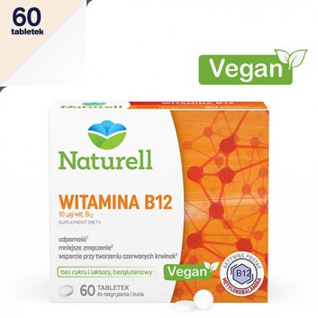 NATURELL Witamina B12 - 60 tabl.